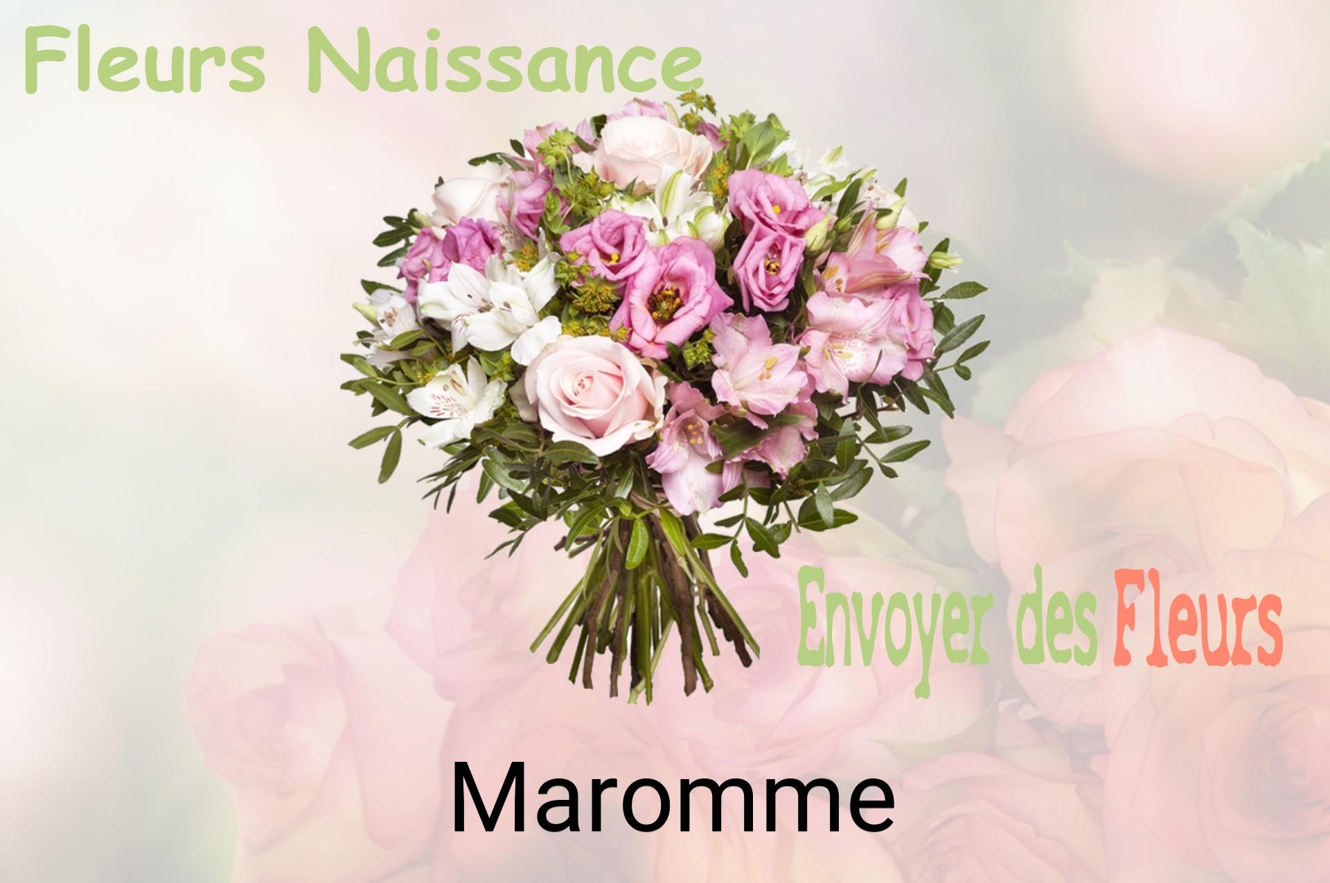 Bouquet de fleurs de naissance livré à Maromme